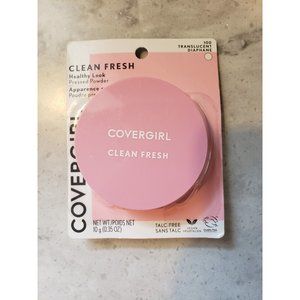 CoverGirl Clean Fresh Healthy Look Pressed Powder #100 Translucent New